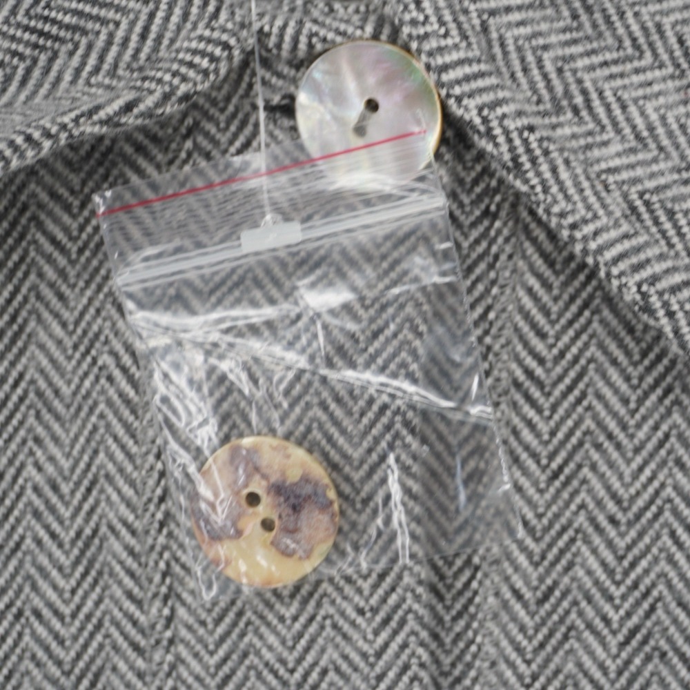 Soft Surroundings Jacket Button Up Herringbone Gr… - image 8